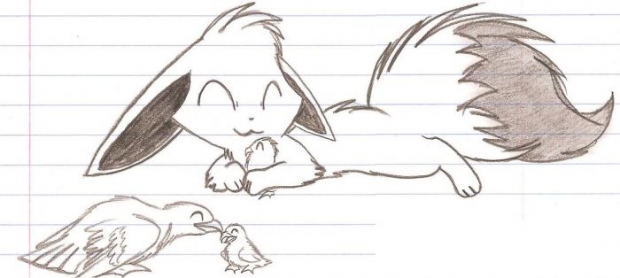 Fox And Seagulls