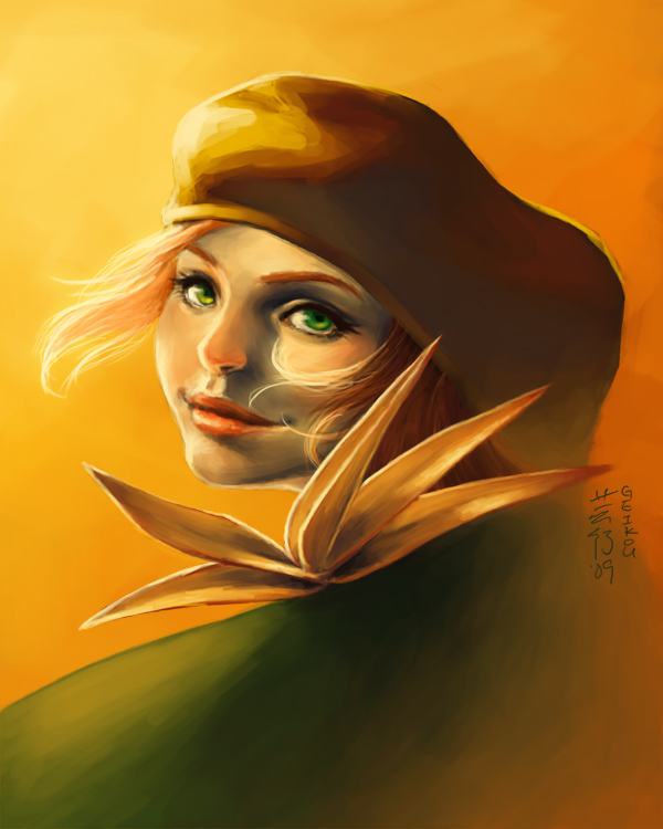 Sketch - Orange Wanderer