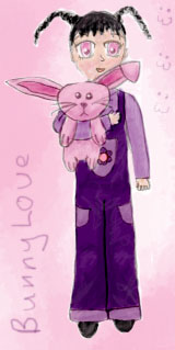 Coloured Girl With Bunny^o^