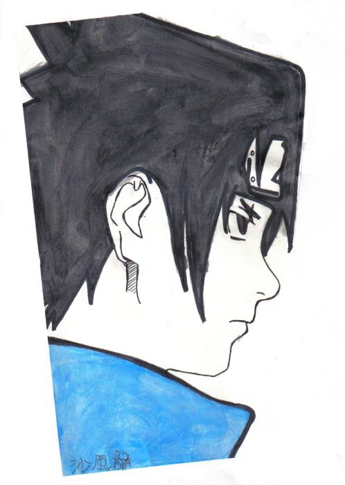 Sasuke-watercolour