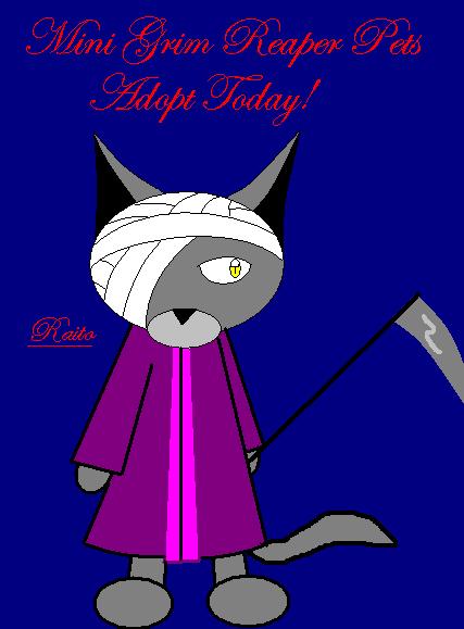 Raito the Mini Grim Reaper Pet