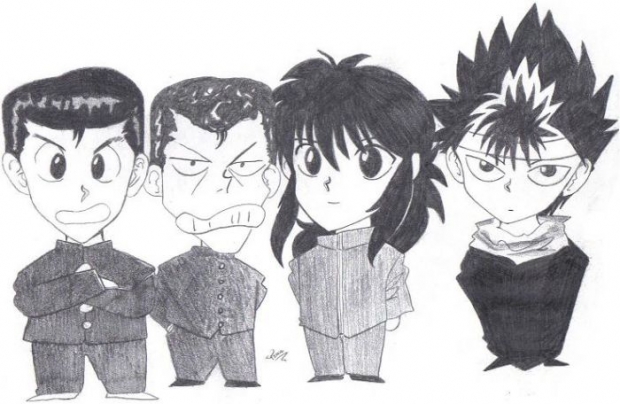 The Gang Of Yu Yu Hakusho