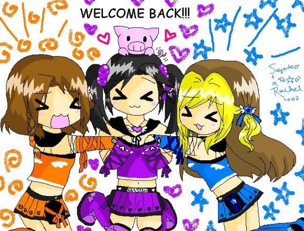 Welcome Back Elena-chan!!! >w