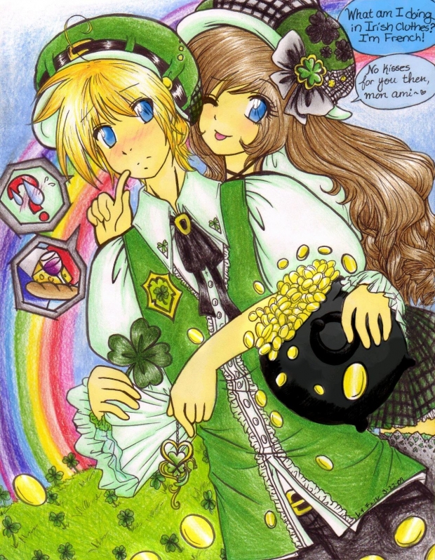 Kiss me! I'm... French?