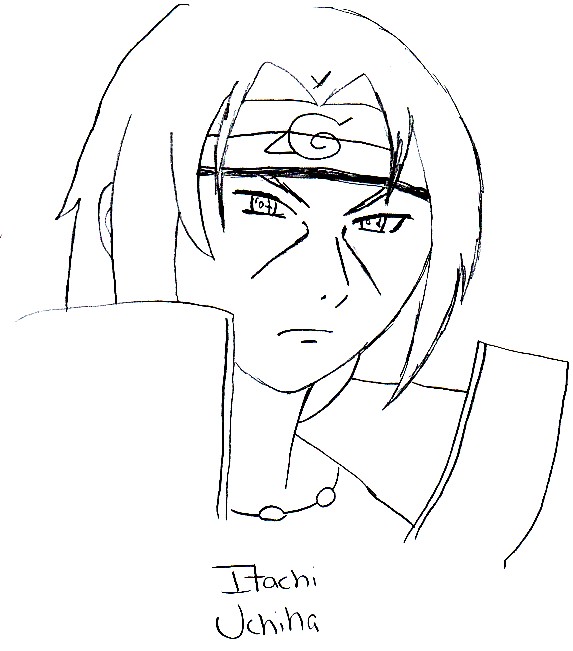 Itachi Looks Serious He Always Does
