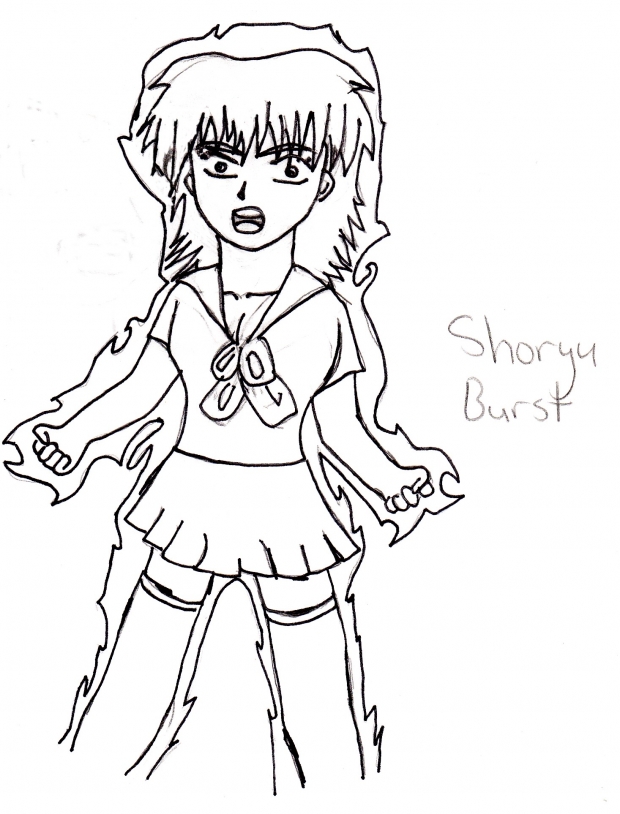 Amber shoryu burst sketch