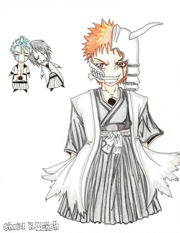 Finally Ichigo Kicked Ulquiorra and GrimmJows Ass