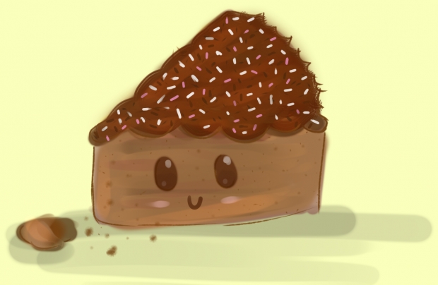 cute choco cake