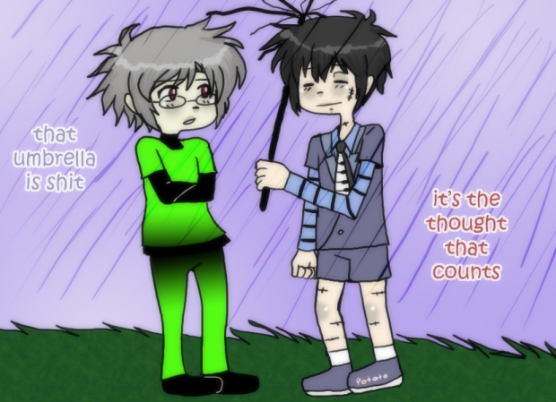 here comes the rain again