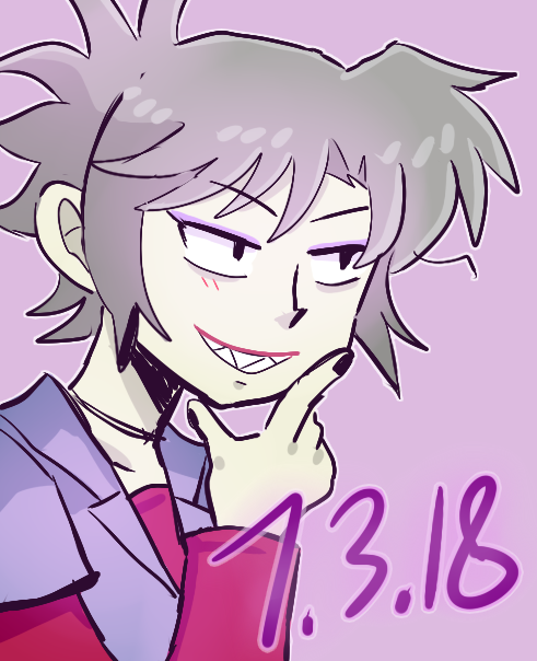 announcement + late oc bday art