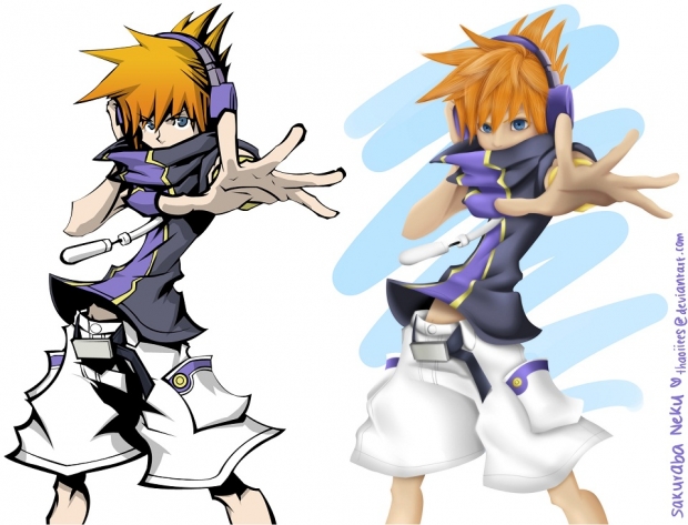 Sakuraba Neku - Game Sprite