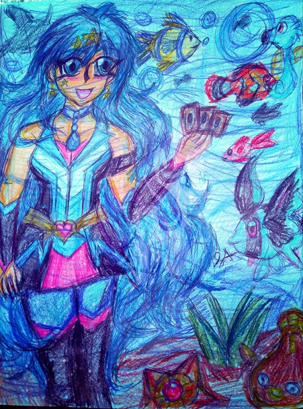 AquA pEARL:Hanon as Blue Maiden