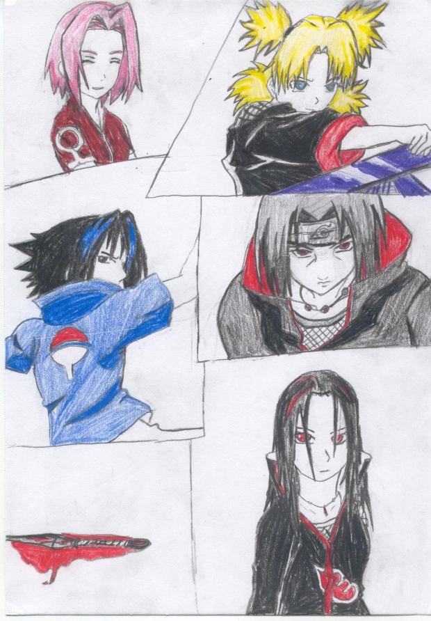 Sakura Temari Sasuke Itachi Me