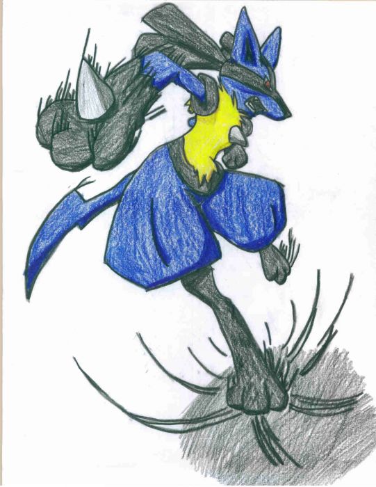 Chibitarded's Color Me Lucario
