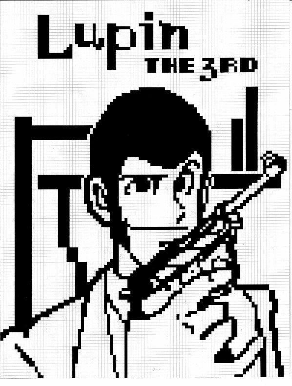 Lupin in pixel