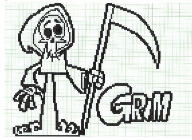 Grim in pixel