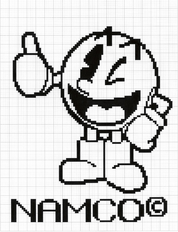 Pac-Man in pixel 01