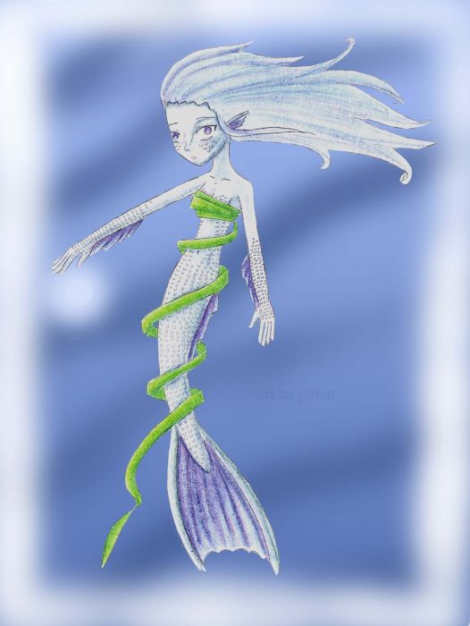Mermaid In The Blue