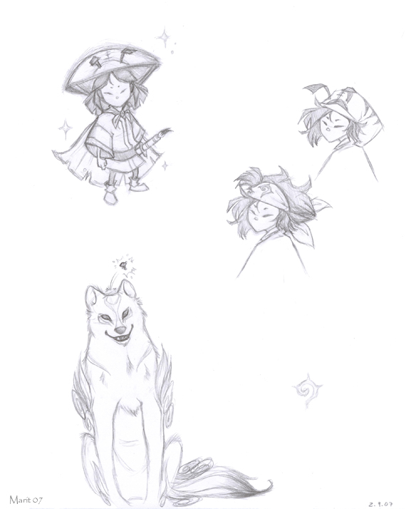 Ammy And Poncle Sketches