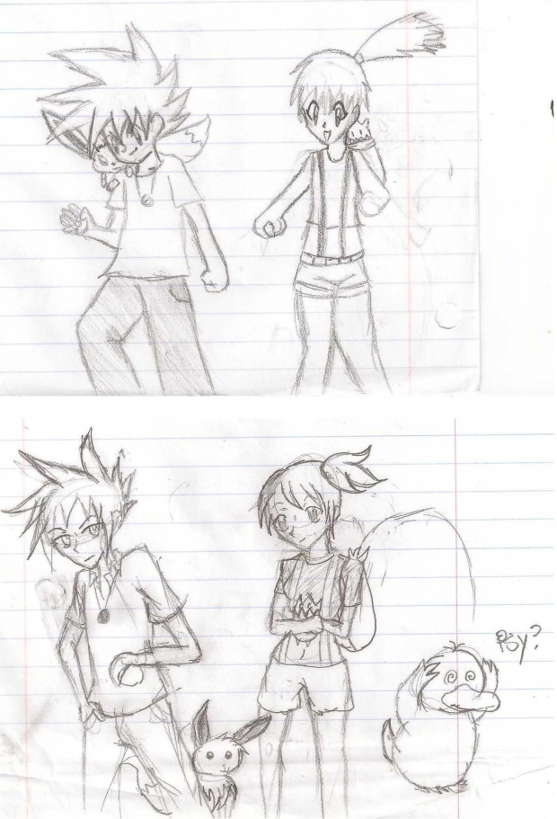 English class pokemon sketchs