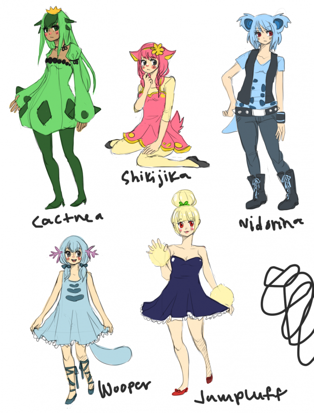 Some gijinkas...