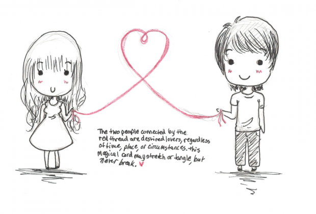 The red string of Fate