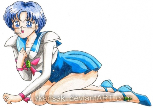 Sailor Mercury-first Fuku