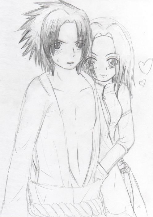 Shippuuden Sasusaku Sketch