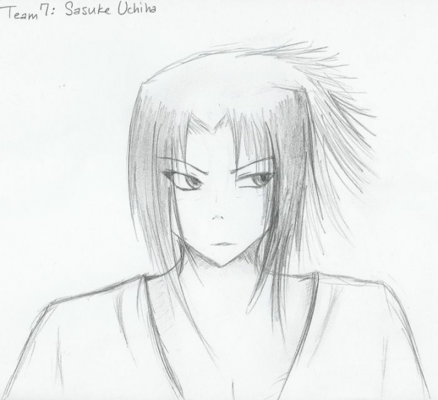 Team 7 Sasuke Uchiha Sketch
