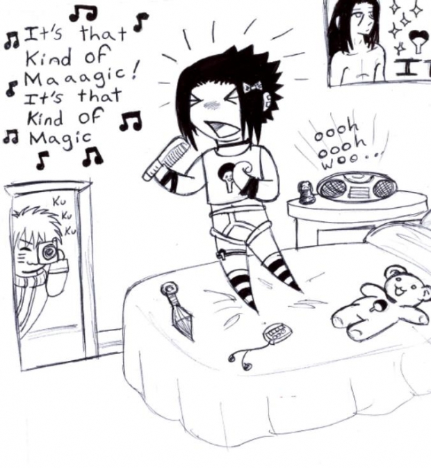 Sasuke the true Queen fan