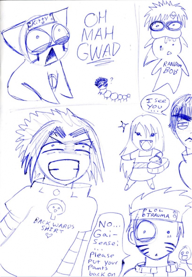 Doodles of Naruto oh my