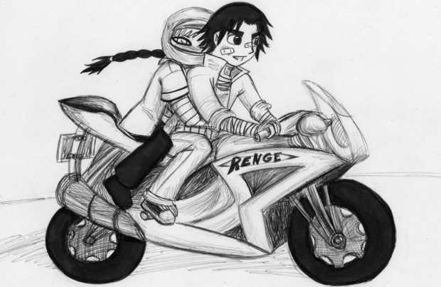 LeeGaa AU motorcycle love <3