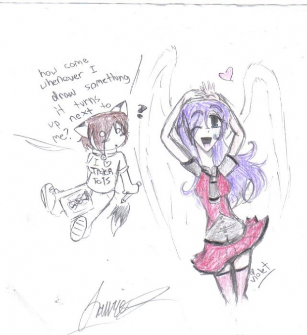 Violet And Chibi Me