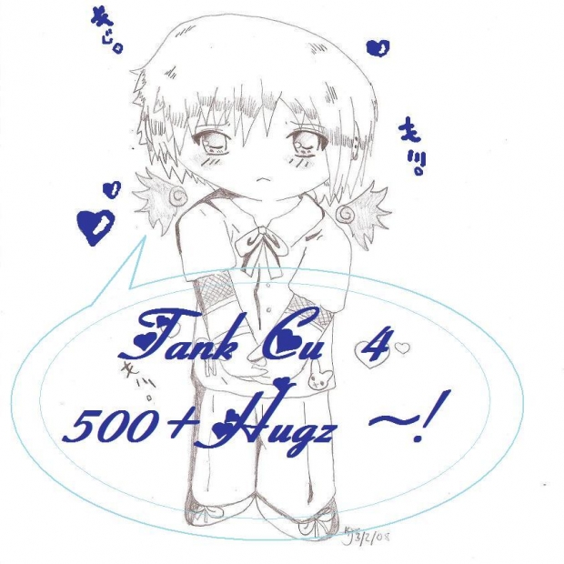 Thnx 4 500+ HUGZ!