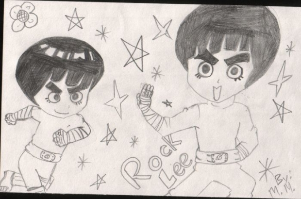 Rocklee Coloring Page