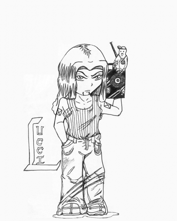 B&W Chibi Lucci