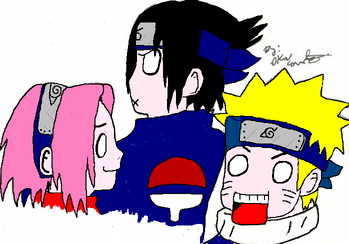 Naruto, Sasuke, Sakura