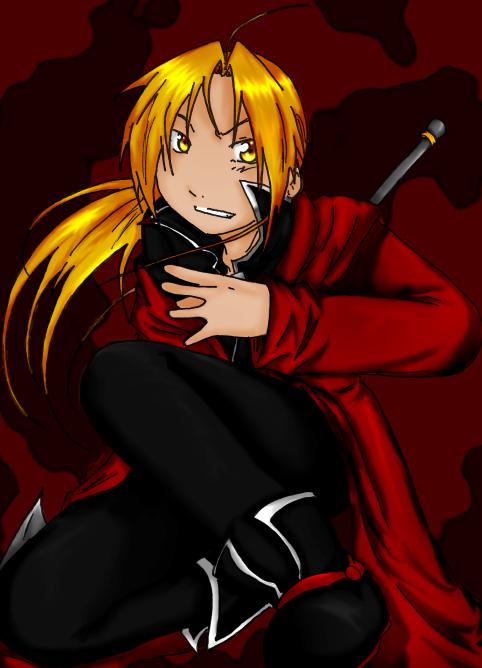 Edward Elric In Fighting Mode