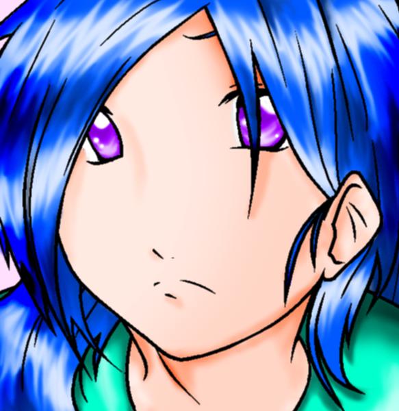 The Blue Haired Girl