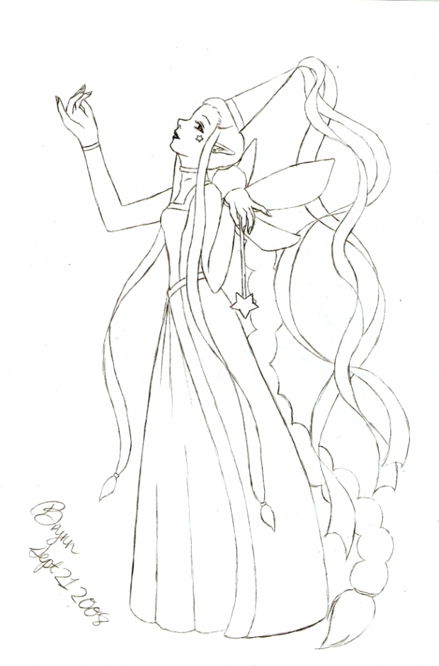 Fairy Godmother ~ Sketch