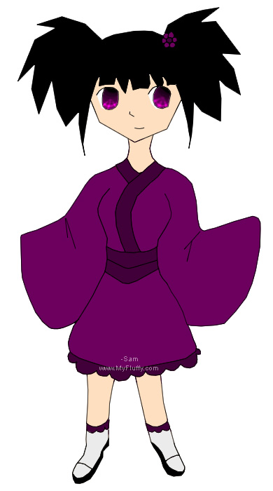 Little Kimono Girl
