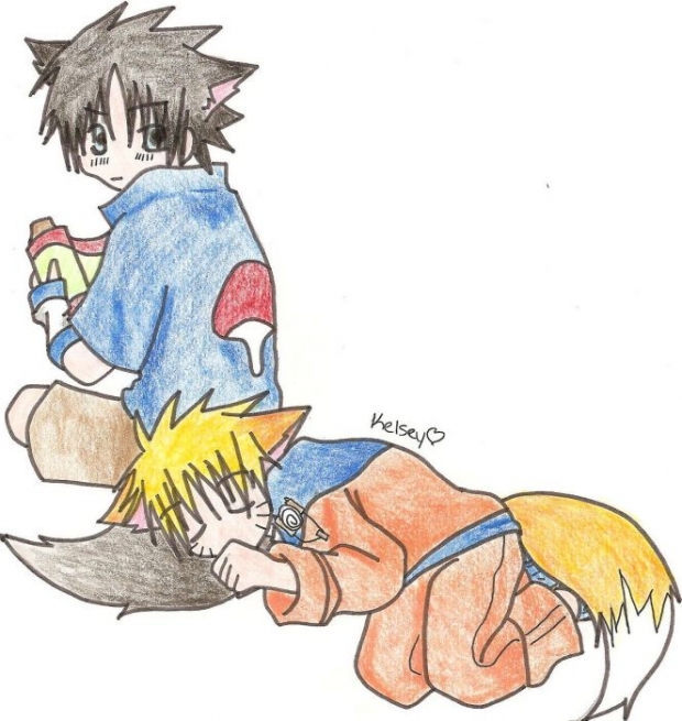 Neko Naruto And Sasuke