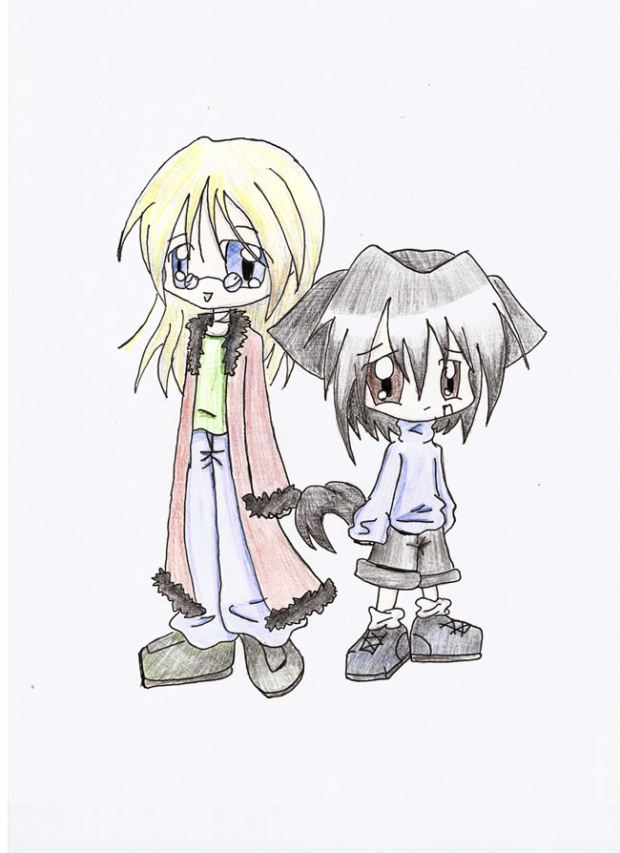 Soubi And Ritsuka Chibi Style