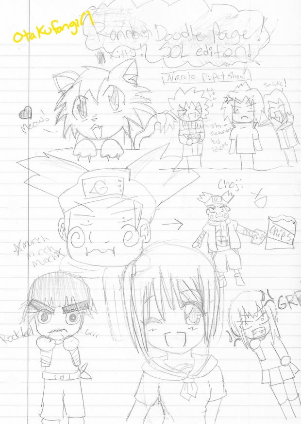 random doodle page sol edition