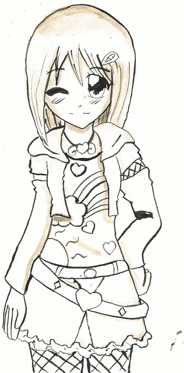 Inking and washing practice XD