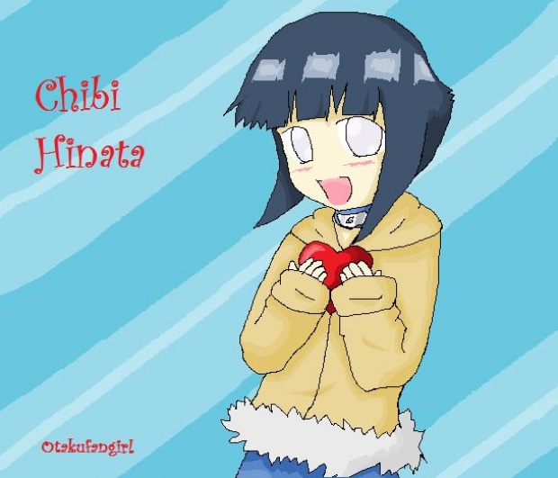 Chibi Hinata drawn with a mouse!