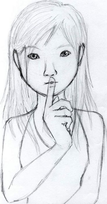 Shhh...(pencil)