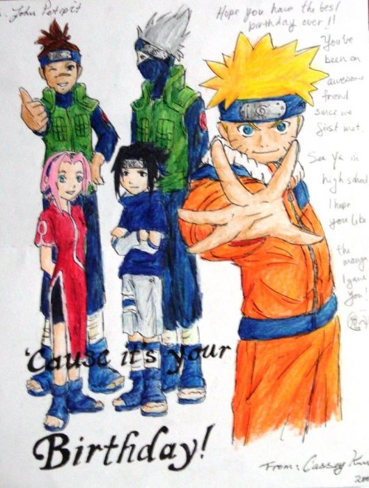 Naruto  N Squad 7 (plus Iruka)