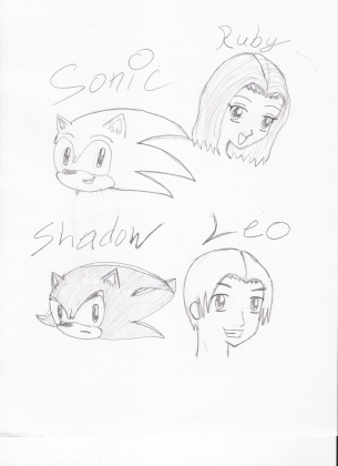 Sonic, Shadow & My Oc's!! ^^