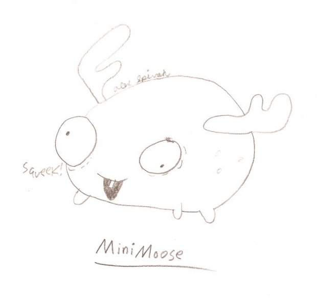 Mini Moose Invader Zim